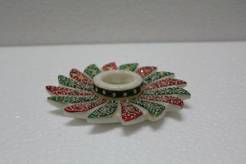 359 Marble Candle Stand