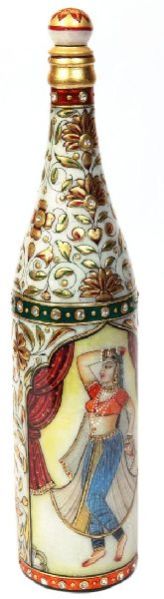 561 Marble Wine Bottle