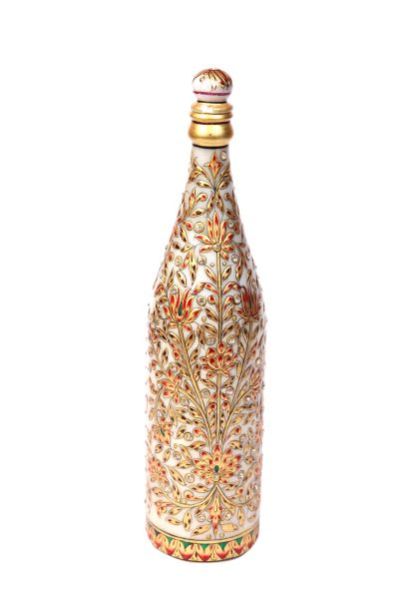 566 Marble Wine Bottle