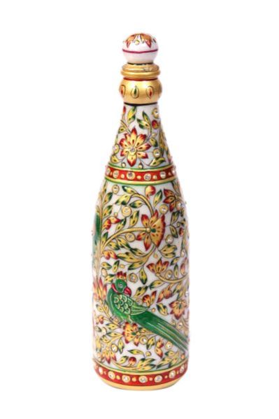 567 Marble Wine Bottle