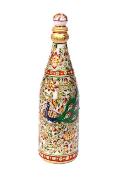 568 Marble Wine Bottle