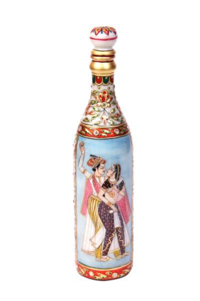 569 Marble Wine Bottle