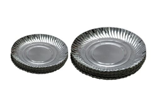Silver Laminated Paper Plate 02