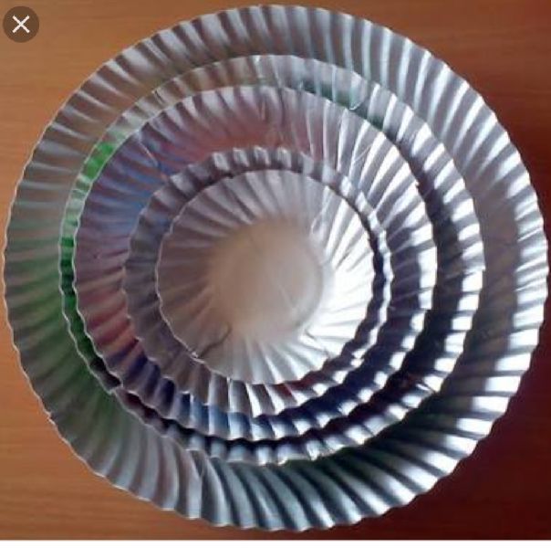 Silver Laminated Paper Plate 01