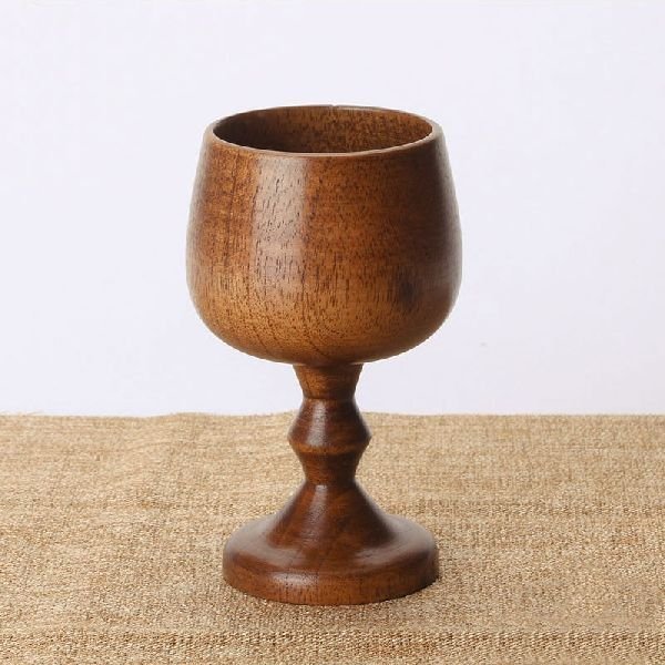 Wooden Wine Glass 02