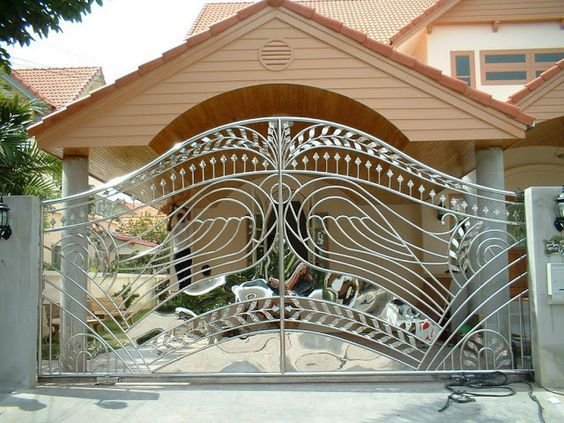 Steel Main Gate 03