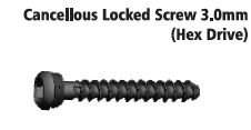 3.0 mm Cancellous Locked Screw