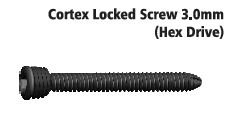 3.0 mm Cortex Locked Screw