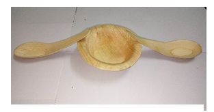 Areca Leaf Soup Spoon