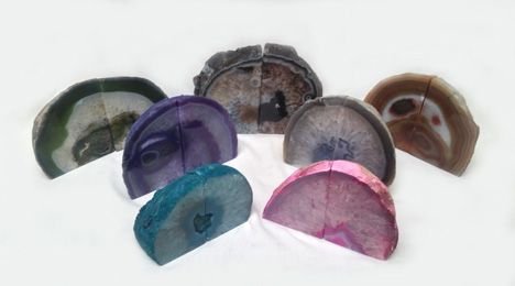Agate Bookends 02