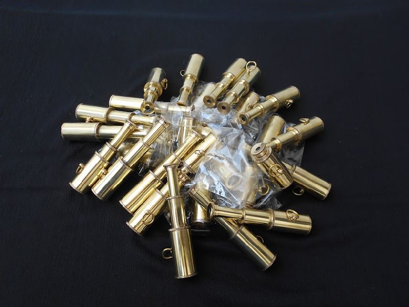 Nautical Brass Telescope Keychain 01