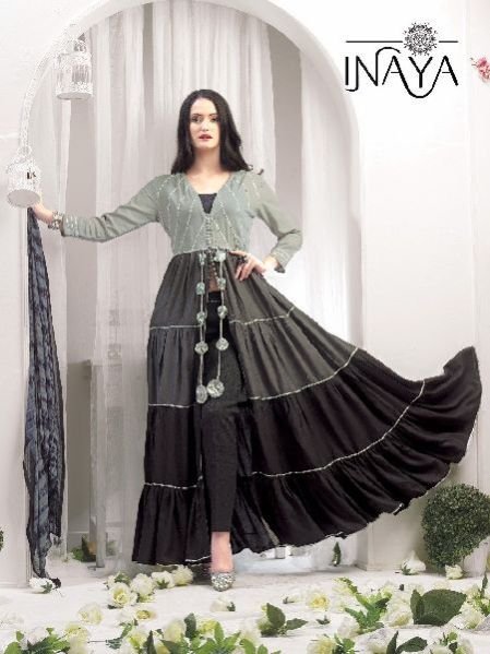 Inaya Front Cut Anarkali Kurti 04
