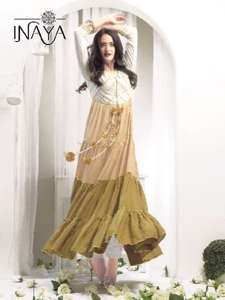 Inaya Front Cut Anarkali Kurti 05