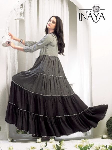 Inaya Front Cut Anarkali Kurti 06