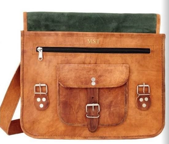 Leather Single Laptop Bag MA 02