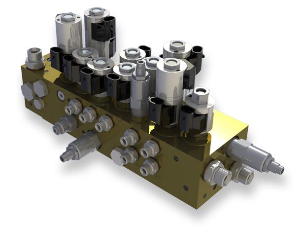 Hydraulic Manifold Assembly 02