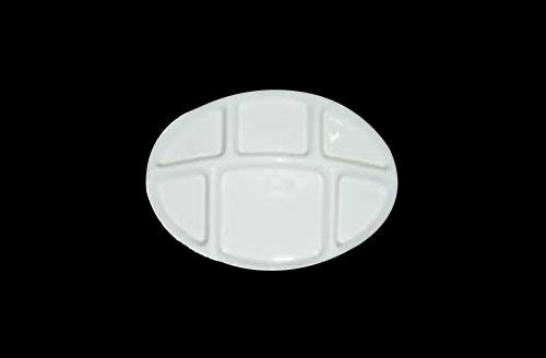 Oval Compartment Plate