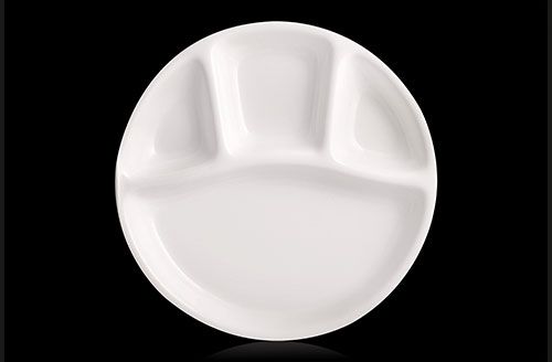 Round Compartment Plate
