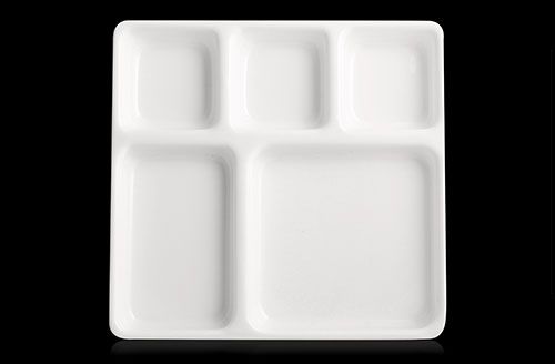 Square Compartment Plate