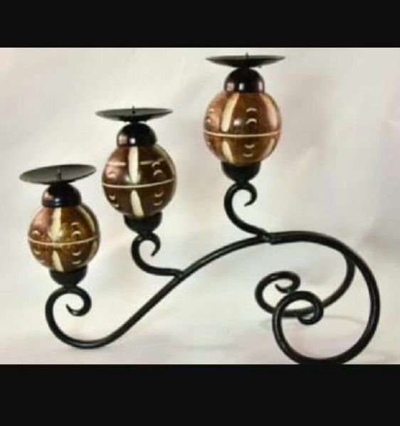 Wrought Iron Candle Holder 01