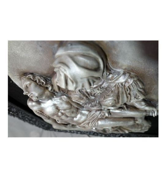 Pieta  MN Silver Statue With Frame 02