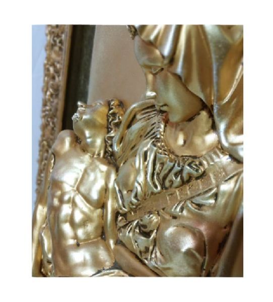 Pieta PL Brass Statue With Frame 02