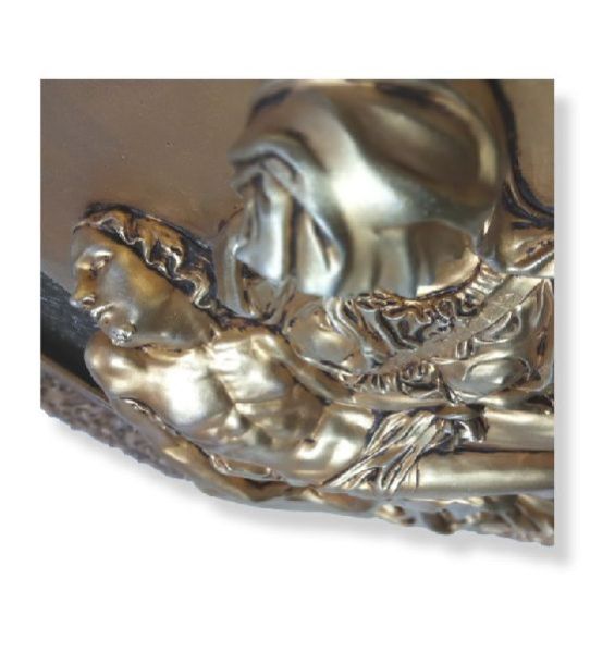 Pieta PL Brass Statue With Frame 03