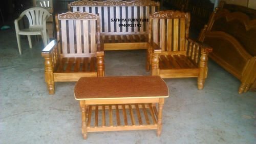 Wooden Sofa Set 05