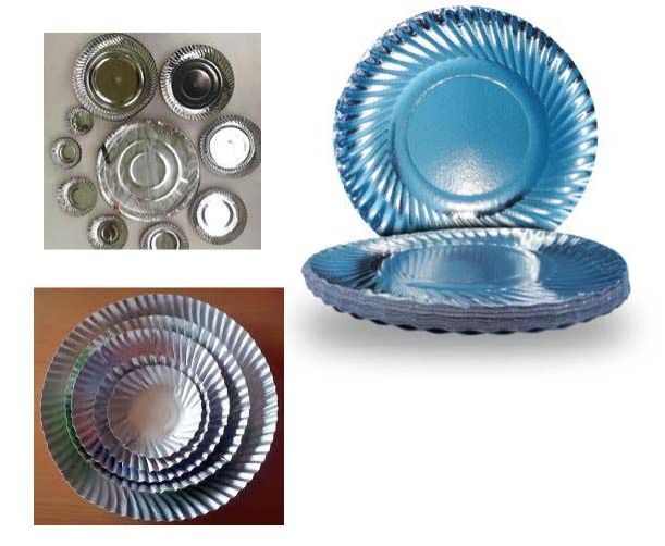 Disposable Silver Paper Plate 01