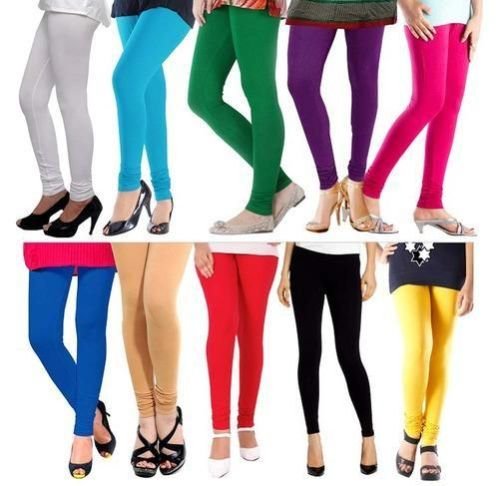 Plain Cotton Lycra Leggings 01
