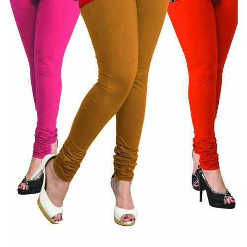 V Cut Lycra Cotton Leggings 01