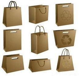 Brown Paper Shopping Bag 06