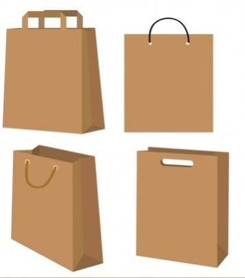 Brown Paper Shopping Bag 07