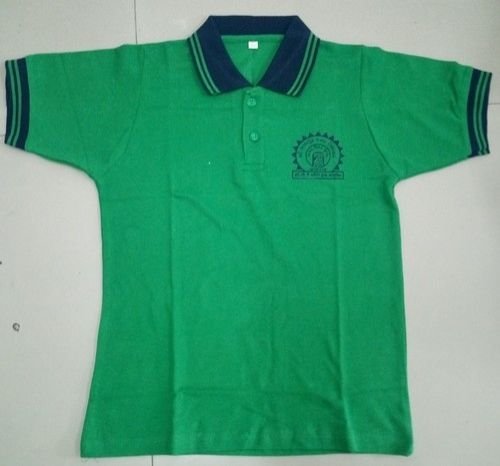 School Plain Polo T-Shirt 01