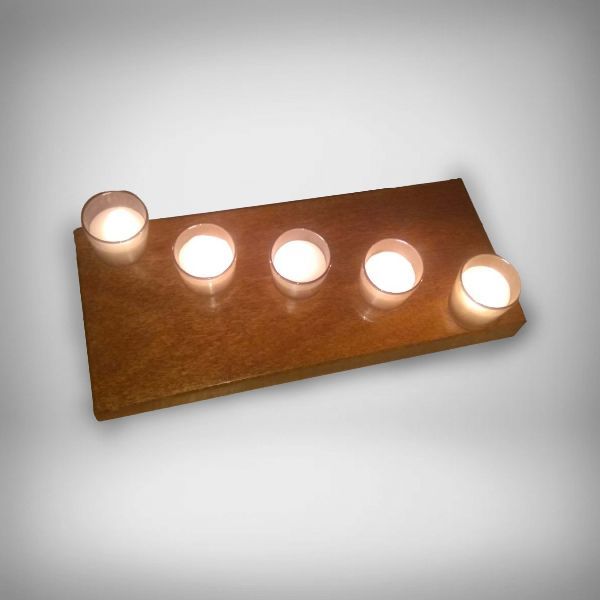 Wooden Candle Holders 06