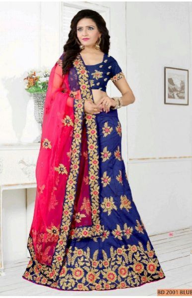 BD 2001 Blue Collection Bridal Lehenga Choli
