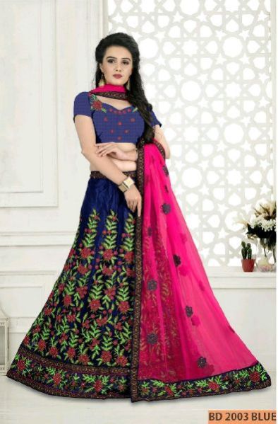 BD 2003 Blue Collection Bridal Lehenga Choli