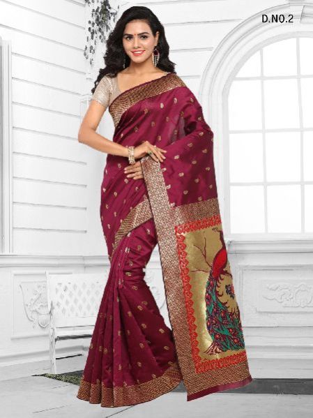 Nigeriya 02 Kanjeevaram Art Silk Saree