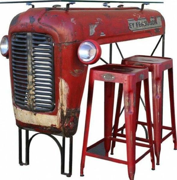 antique tractor furniture