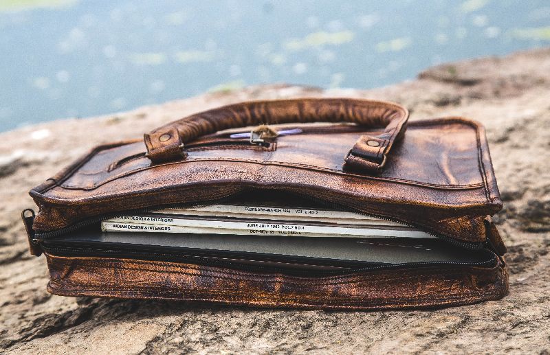 Leather Laptop Messenger Bag 03