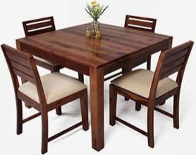 Wooden Dining Table Set 02