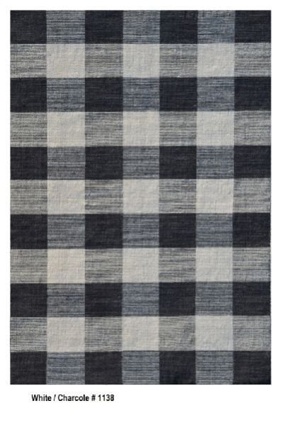 1138 Check Handloom Durries