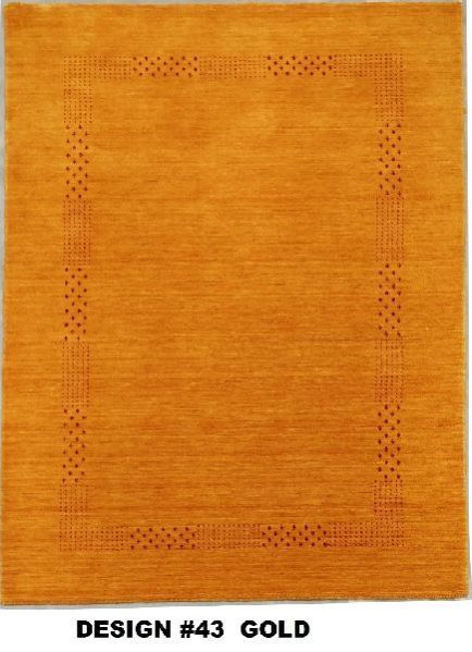 43 Gold 100% Wool Handloom Lori