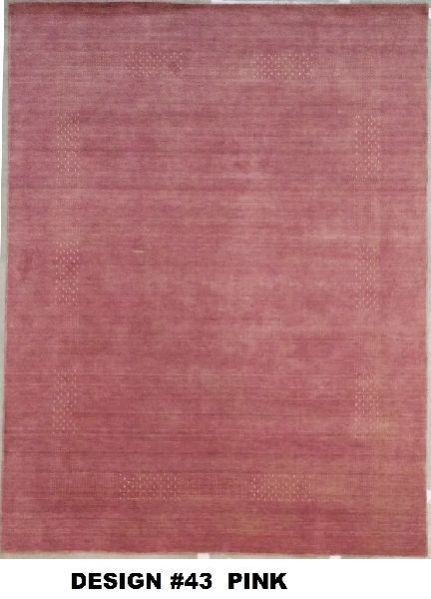 43 Pink 100% Wool Handloom Lori