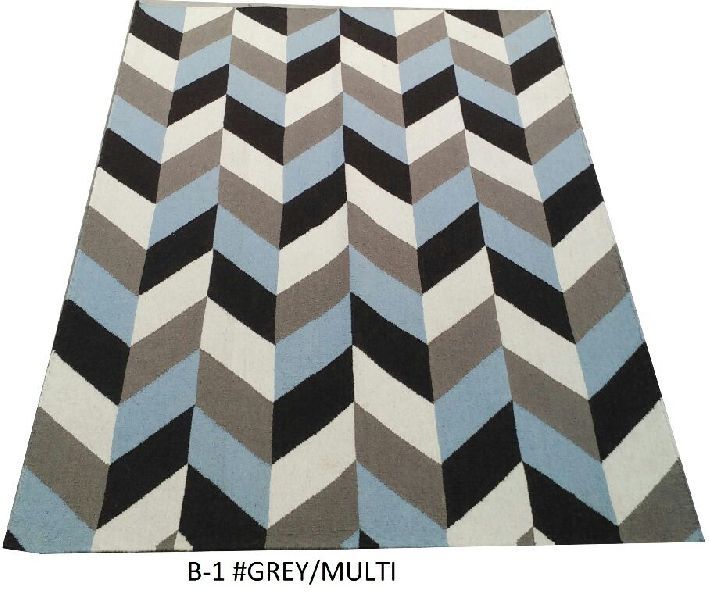 B-1 100% Wool Hand Woven Durries