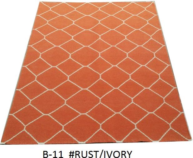 B-11 100% Wool Hand Woven Durries