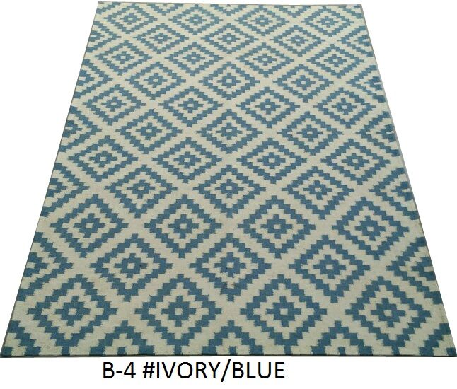 B-4 100% Wool Hand Woven Durries