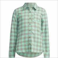 LS-01 Ladies Checkered Shirt