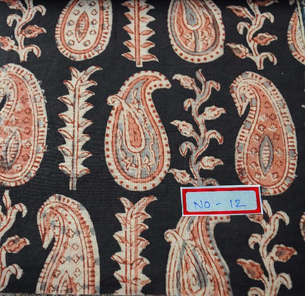 12 Printed Kalamkari Fabric