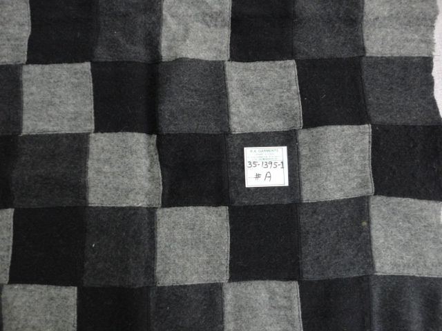 35-1395-1 #A Woolen Patchwork Fabric